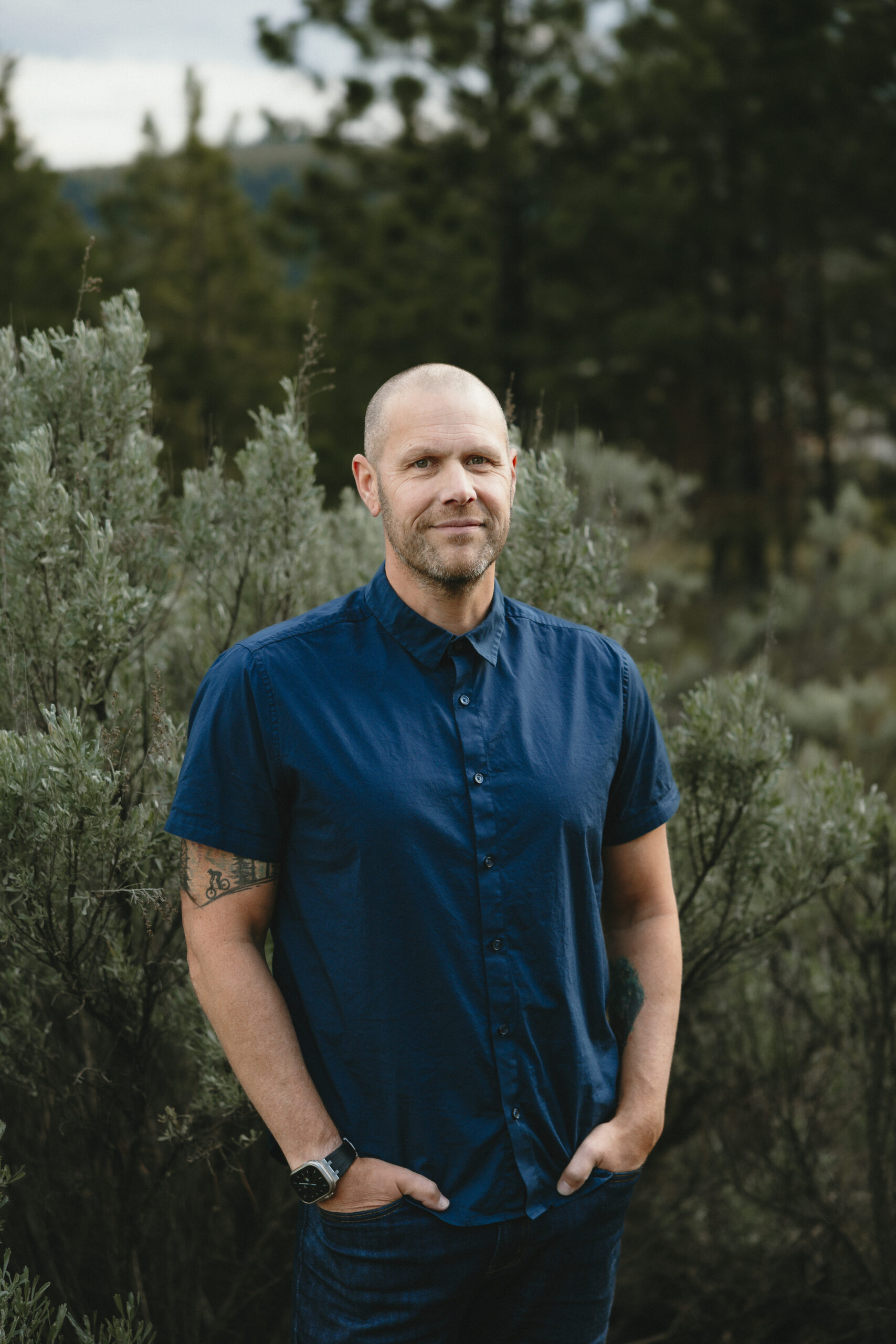 "Darren Jones, Registered Clinical Counsellor, smiling in a relaxed outdoor setting."